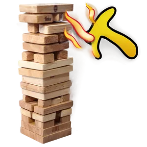 Jenga Game Night Png Qnb PNG Image