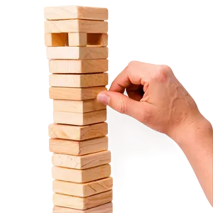 Jenga Tower Collapse Png Kxa PNG Image