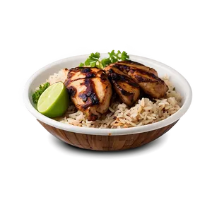 Jerk Chicken And Rice Combo Png Ioj54 PNG Image