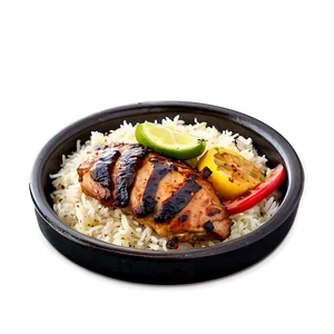 Jerk Chicken And Rice Combo Png Wew PNG Image