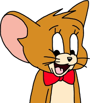 Jerry_ Mouse_ Happy_ Expression PNG Image