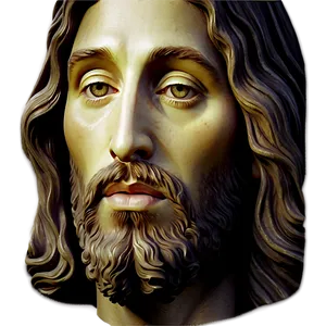 Jesus Face In Art Png 06292024 PNG Image