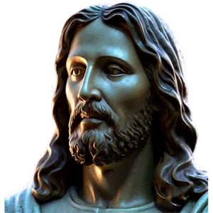 Jesus Face In Light Png Okh43 PNG Image