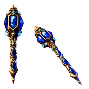 Jeweled Scepter Png Mxq1 PNG Image