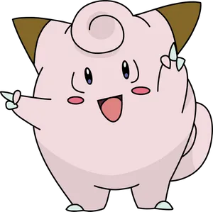 Jigglypuff Pokemon Cartoon PNG Image