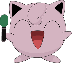 Jigglypuff With Microphone, HD Png Download PNG image with transparent background