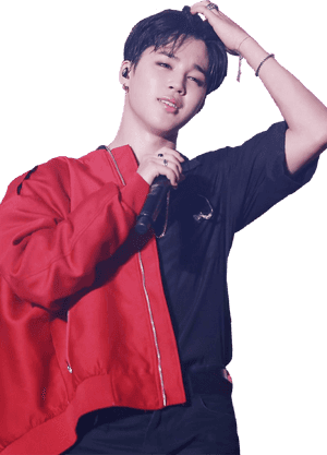 Jimin Performingon Stage PNG image with transparent background