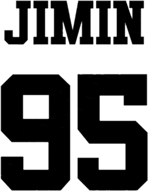 Jimin95 Graphic Design PNG image with transparent background