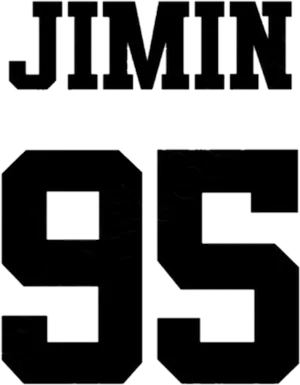 Jimin95 Graphic Design PNG Image