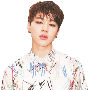 Jiminin Colorful Shirt PNG Image