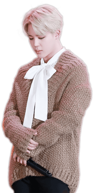 Jiminin Elegant Attire PNG image with transparent background