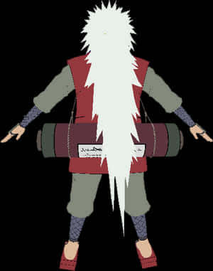 Jiraiya Character Illustration PNG image with transparent background