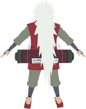 Jiraiya Character Illustration PNG Image