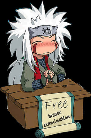 Jiraiya Free Examination Offer PNG image with transparent background