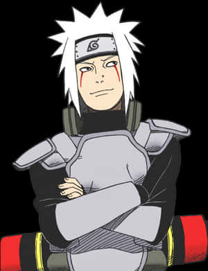 Jiraiya Naruto Anime Character PNG image with transparent background
