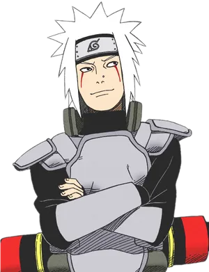 Jiraiya Naruto Anime Character PNG Image