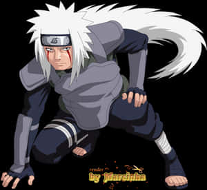 Jiraiya Naruto Anime Character PNG image with transparent background