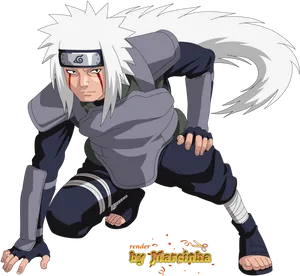 Jiraiya Naruto Anime Character PNG Image