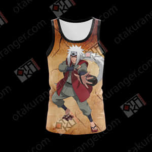 Jiraiya Printed Tank Top PNG image with transparent background