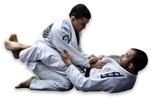 Jiu Jitsu Gi Training Session PNG Image