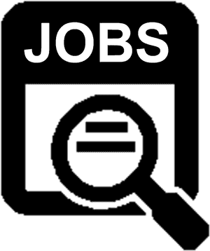 Job Search Icon PNG image with transparent background