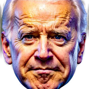 Joe Biden Face C PNG Image