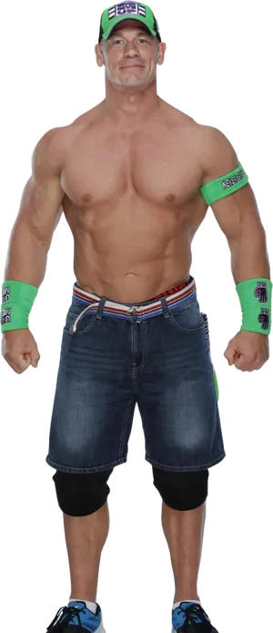 John Cena W W E Pose PNG Image