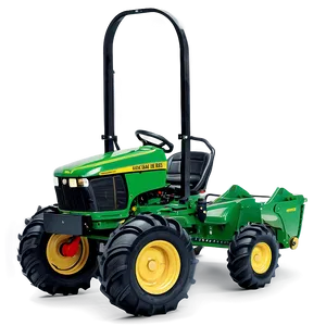 John Deere Tractor With Plow Png Tfa PNG Image