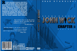 John Wick Chapter2 D V D Cover PNG image with transparent background