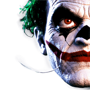 Joker Face Close-Up PNG jdu PNG image with transparent background