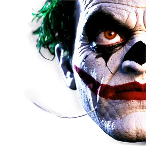 Joker Face Close-up Png Jdu PNG Image