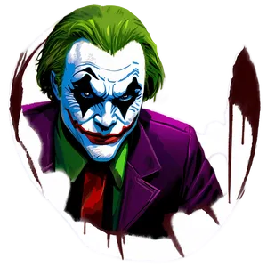 Joker Illustration Png 27 PNG Image