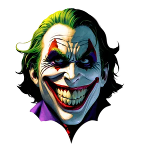 Joker's Wicked Grin Png Lvo PNG Image