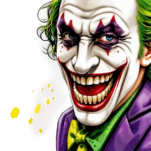 Joker Smile Png Eau PNG Image