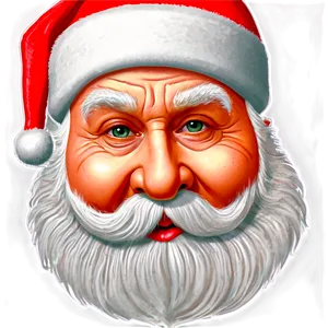 Jolly Santa Face Png 54 PNG Image