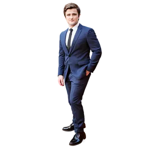 Josh Hutcherson In Suit Png Vcc27 PNG Image