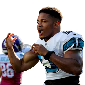 Josh Jacobs Football Player Action PNG Image