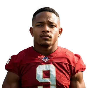 Josh Jacobs Football Portrait PNG Image