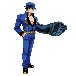 Jotaro Anime Illustration PNG tiw98 PNG image with transparent background