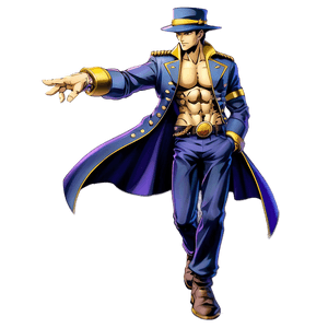 Jotaro Character Art PNG rme PNG image with transparent background