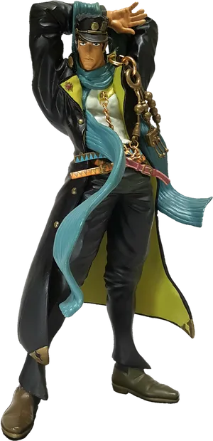 Jotaro Kujo Standing Pose PNG Image