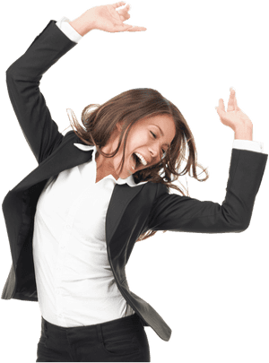 Happy Business Woman Png, Transparent Png PNG image with transparent background