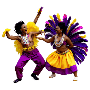 Joyful Carnival Dancers PNG 06122024 PNG with transparent background