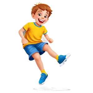 Joyful Cartoon Kid Png 41 PNG Image