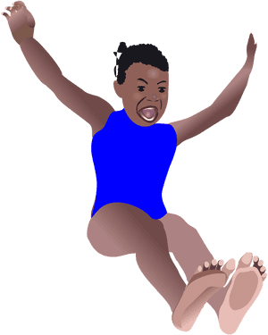 Girl Slide Swimming Pool Free Picture - Triple Jump, HD Png Download PNG image with transparent background
