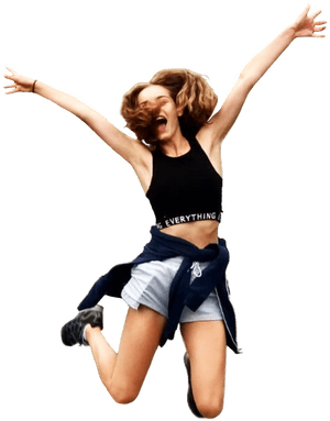 #vipshoutout #jump #lady #girl #woman #joyus #happy - Girl Jump Png, Transparent Png PNG image with transparent background