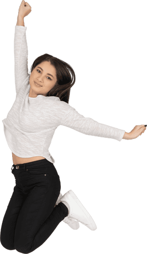 Fit Young Woman Stretching Transparent PNG PNG with transparent background