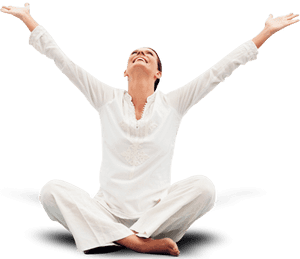 Happy Woman - Woman Meditation Back Png PNG with transparent background