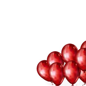 Joyful Red Balloons Png 77 PNG Image