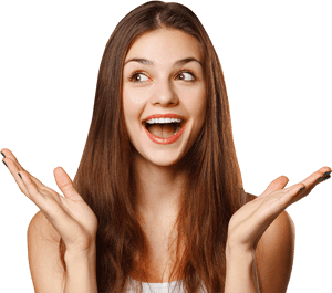 Surprised Woman Model PNG File PNG with transparent background